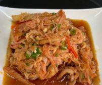 Red Oil Shredded Potato Salad