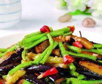 Green Beans Burnt Eggplant