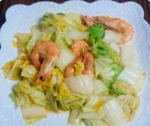 Prawn Fried Cabbage