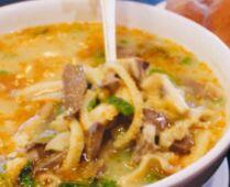 Lamb Soup Fried Cake