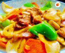 Stir Fry Oyster Mashroom Beef