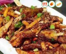Lamb Racks Black Bean Chilly Sauce
